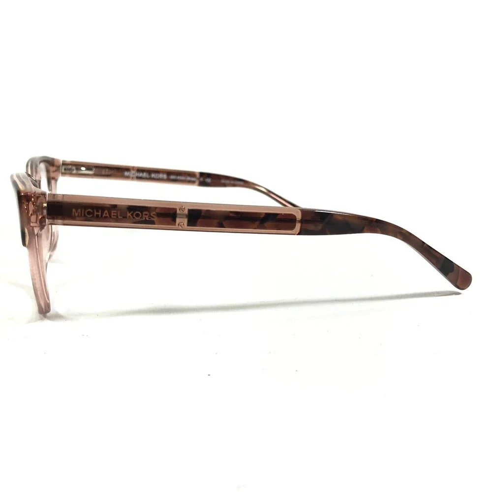 Michael Kors Eyeglasses Frames MK4044 3251 Bree Pink Tortoise Square 52-16-135
